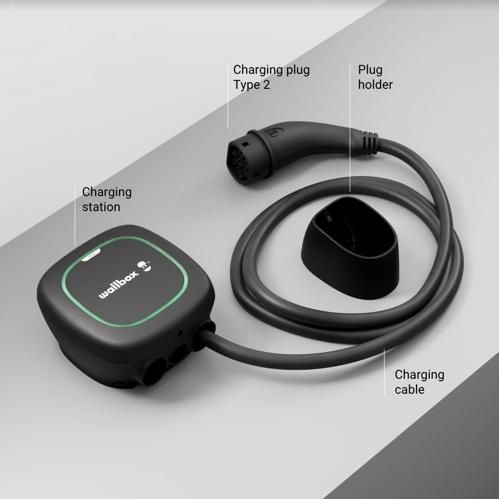 Wallbox Pulsar Max | 22kW 3 Phase Type 2 Smart EV Charger