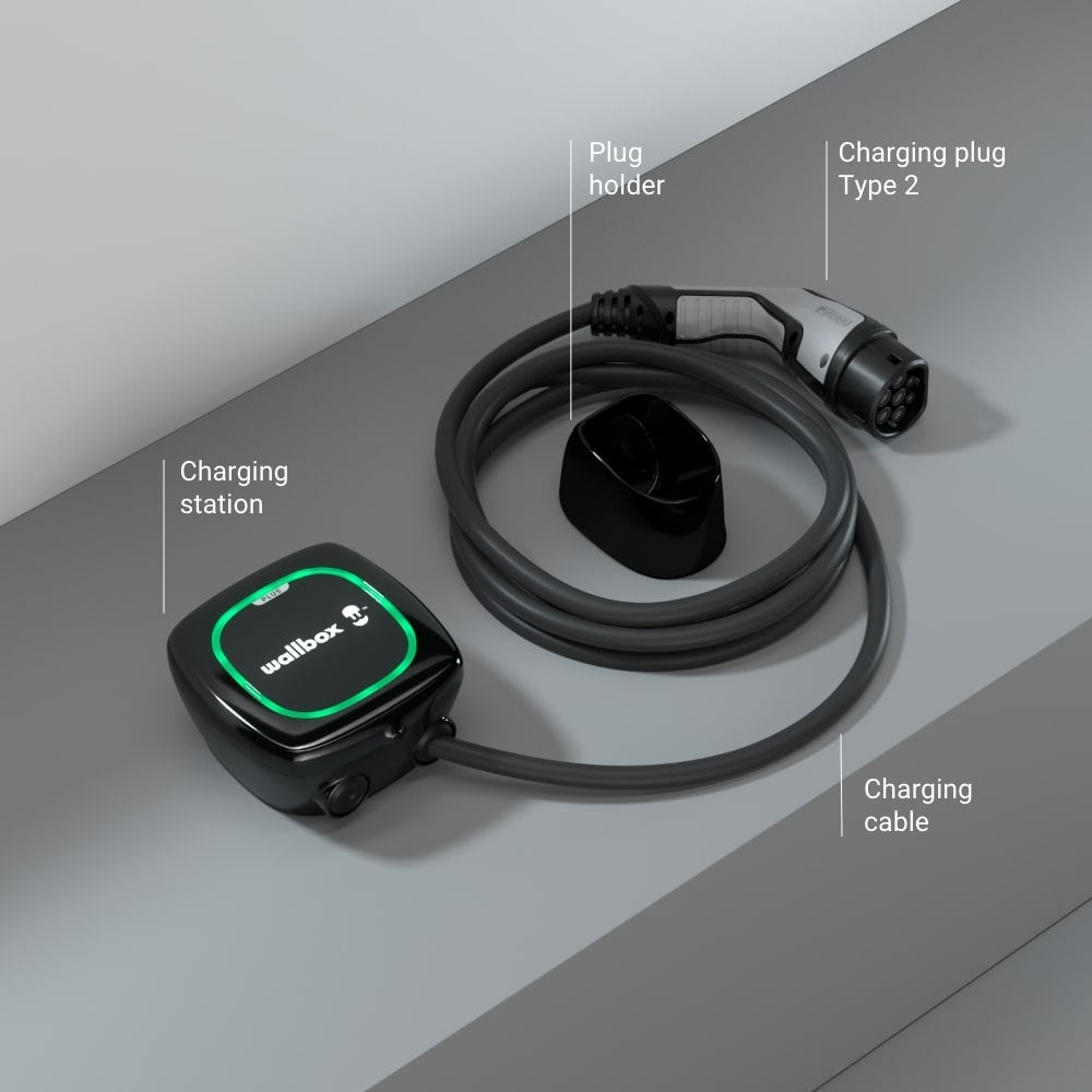 Wallbox Pulsar Plus | 22kW 3 Phase Type 2 Smart EV Charger