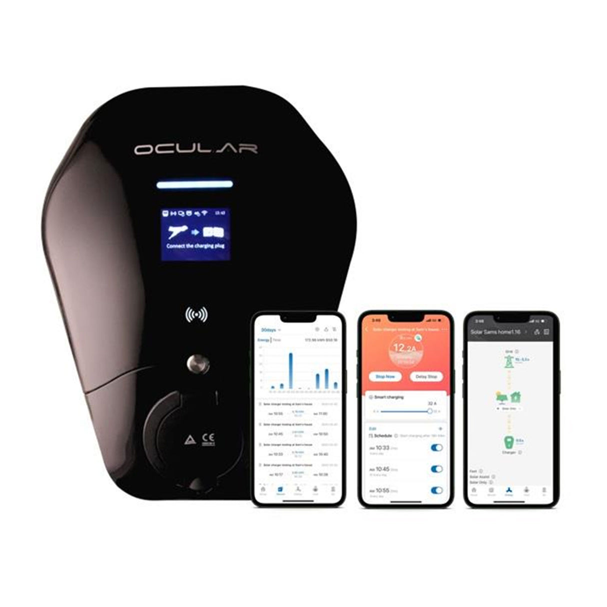 Ocular IQ Solar | 7kW | OCPP 1.6J Smart
