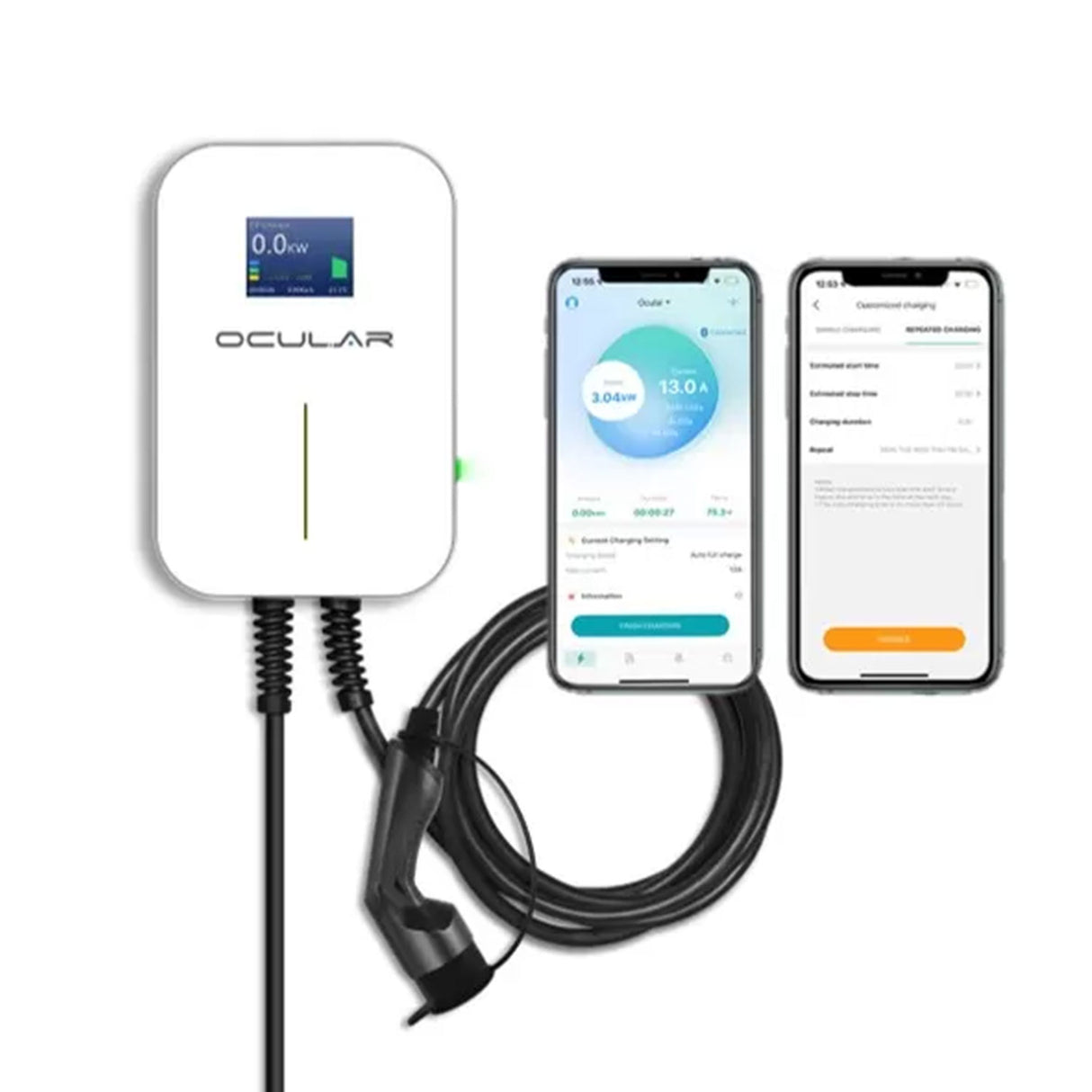 Ocular LTE Plus | 7kW | w/6m Type 2 Cable